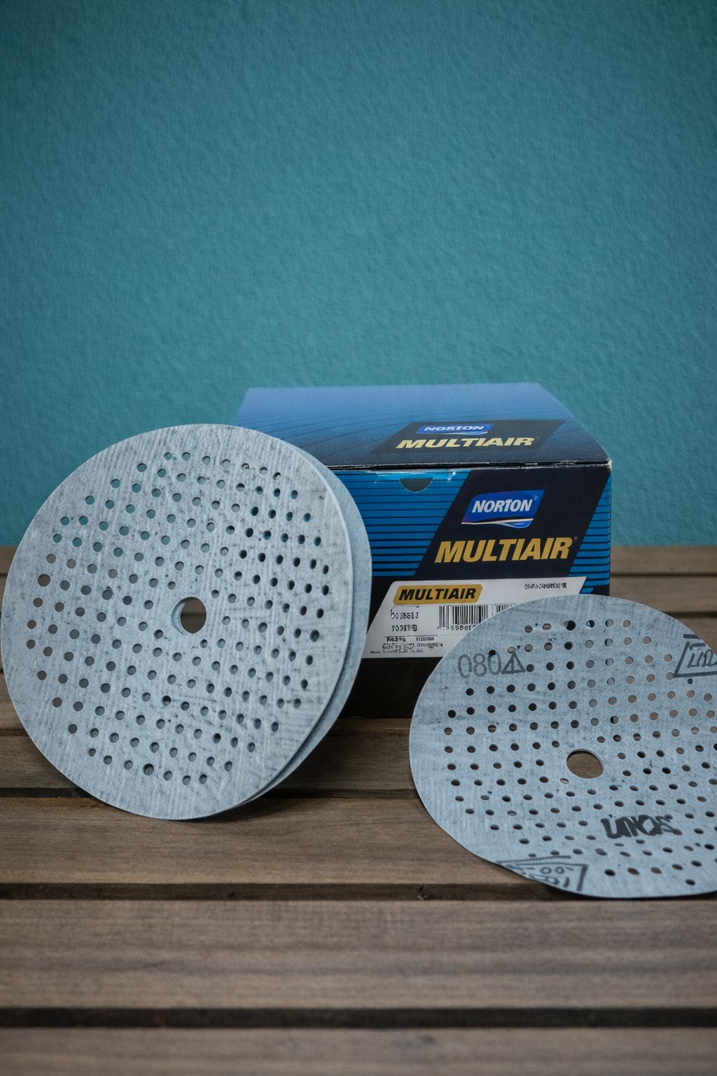 Disco de lija MultiAir cerámico 150 x 18 mm (Caja de 100 unidades)