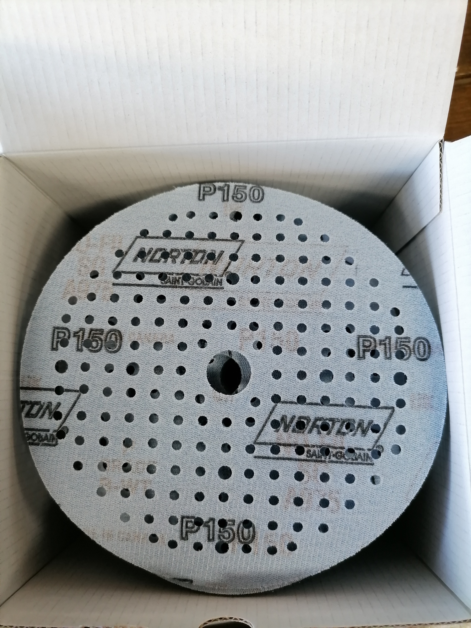 Disco de lija MultiAir cerámico 150 x 18 mm (Caja de 100 unidades) - Imagen 3