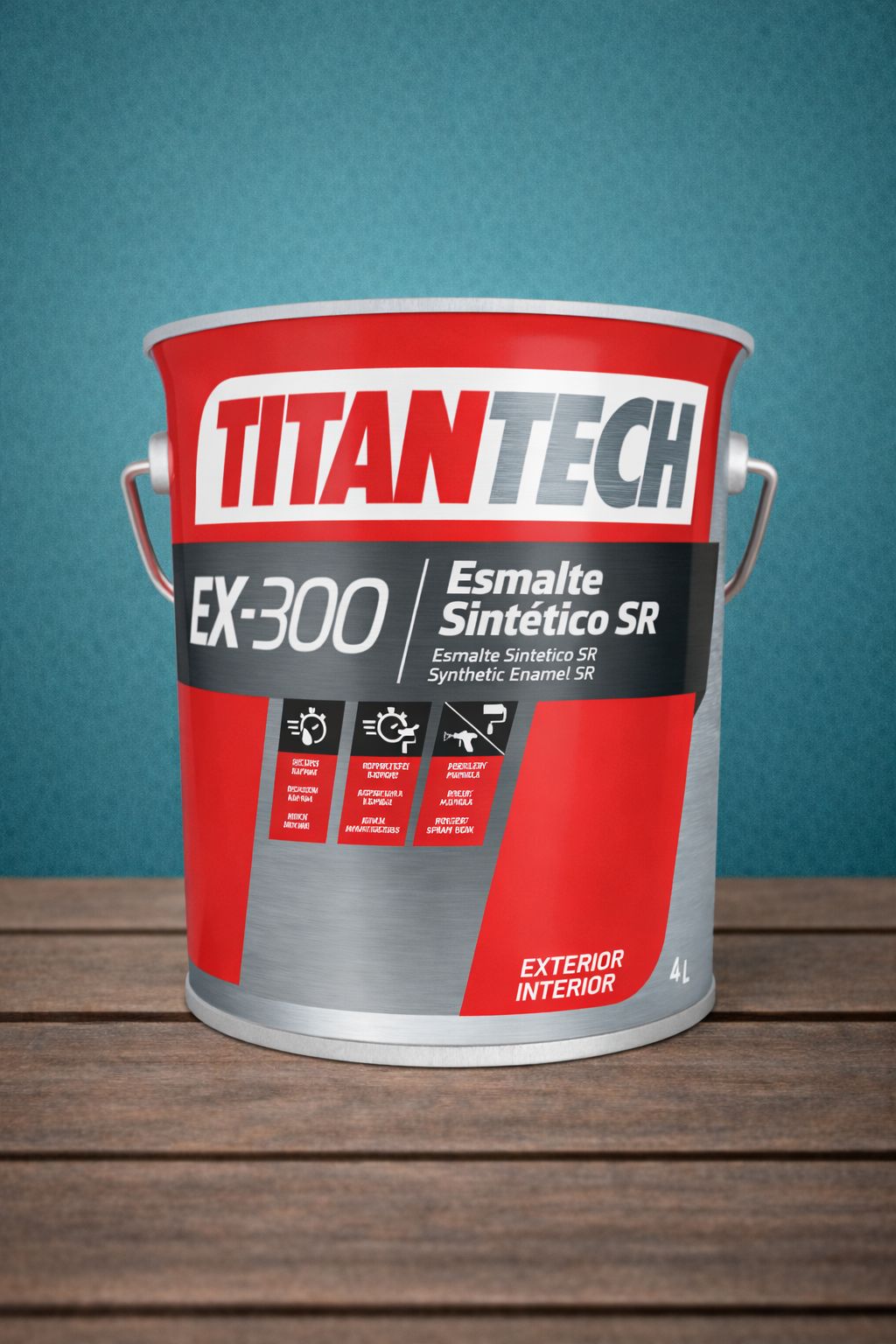 EX-300 Esmalte Sintético Titantech Alta Calidad Brillante