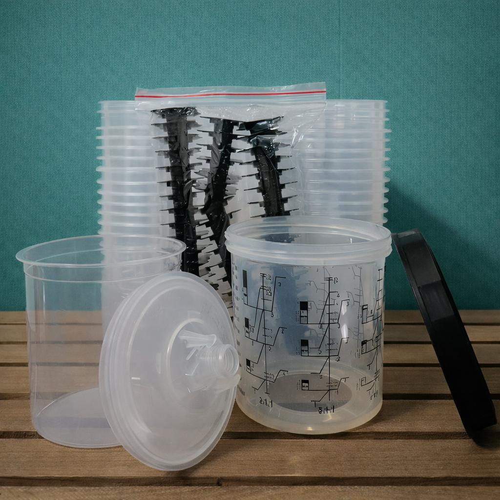 Vasos FPS con cierre de seguridad universal